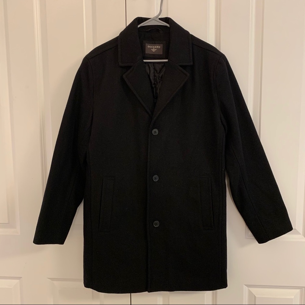 Men’s Dockers Wool-Blend Peacoat
